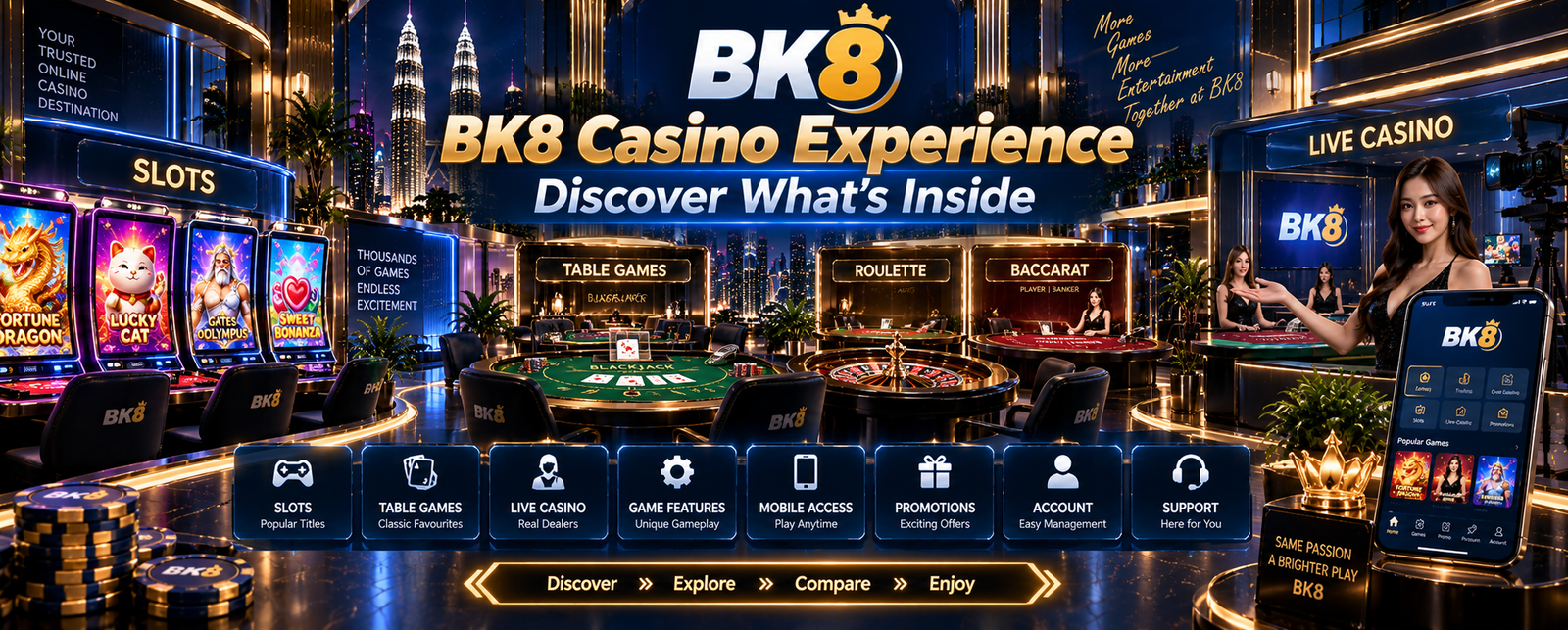 BK8 Casino Experience: Discover What’s Inside